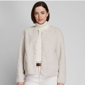 Uniqlo Pile Lined Fleece Cardigan - Size XS